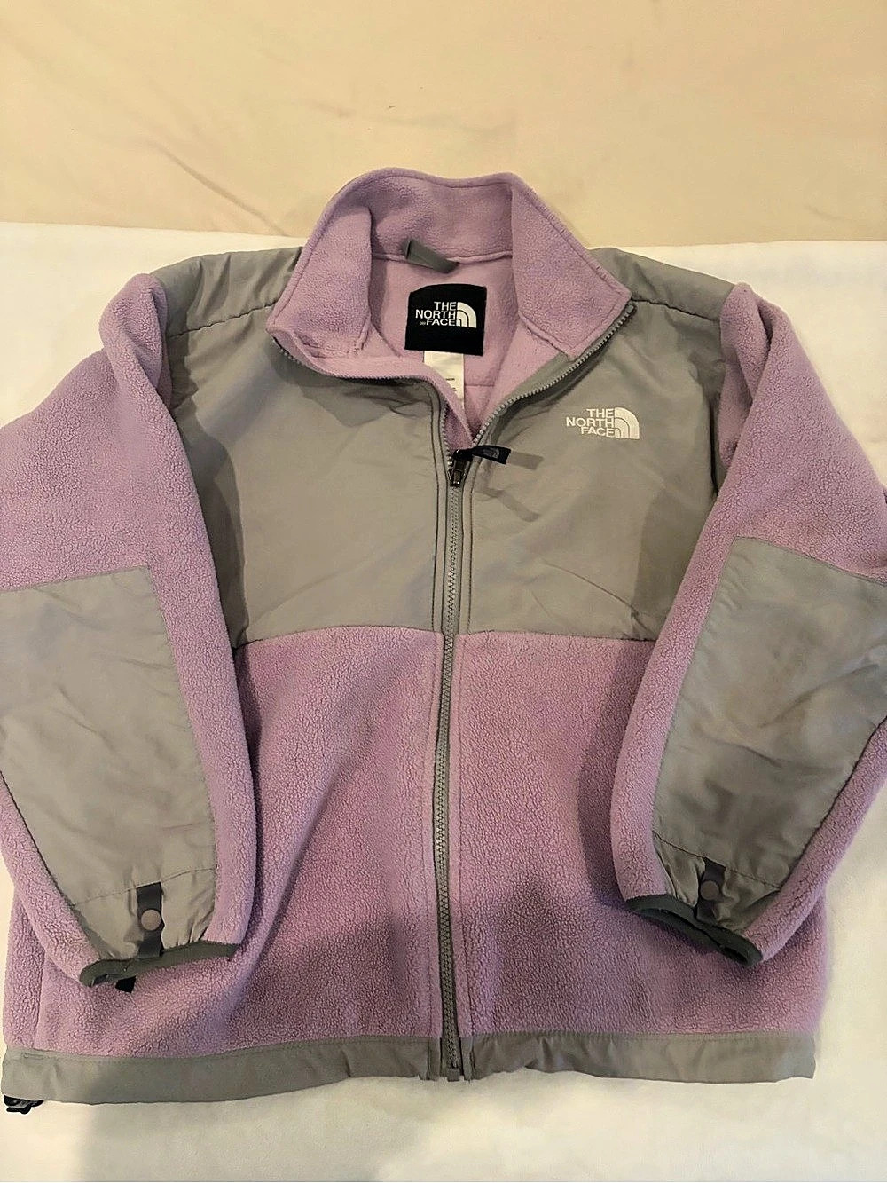 The North Face Kids' Denali Jacket Girls Large Purple & Gray